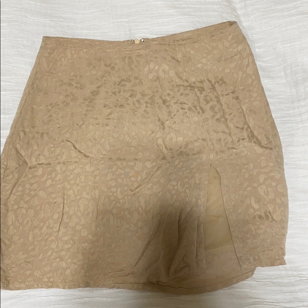 Leopard skirt